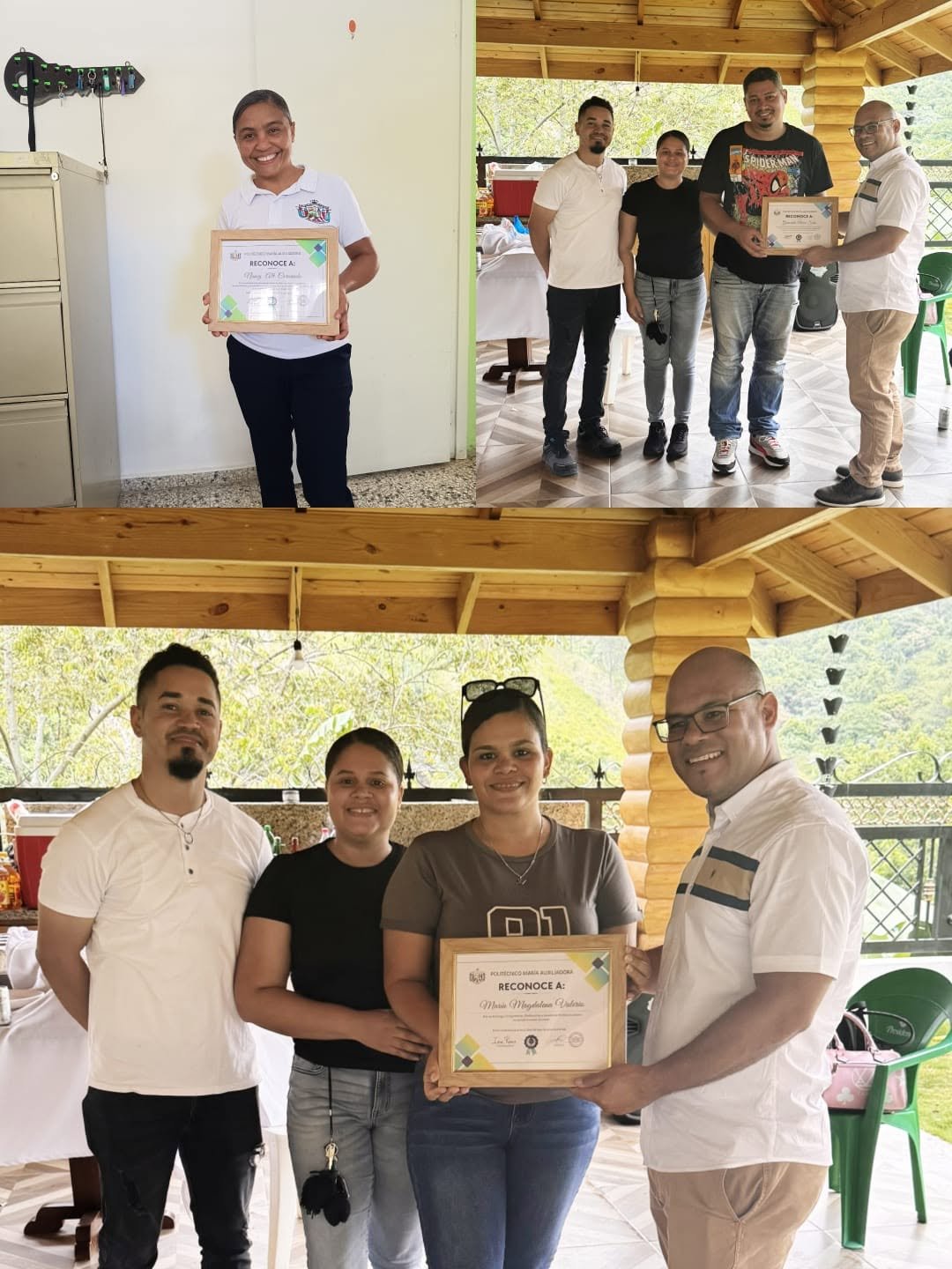 Reconocimiento de la labor de sus docentes PMA